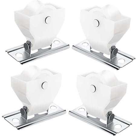 GETAJGHSD 4pcs No Drill Roman Shade Cord Pulleys Small Plastic Cord Locks for Window Blinds Curtains