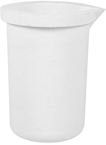 OSALADI 2 Kg Quarz Schmelztiegel Hochtemperaturbeständig Korrosionsfest Raffinationstiegel Für Schmelzofen Und Legierungsarbeiten