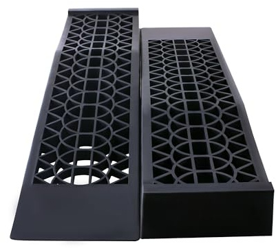 ONLISUM Rampa de carga pesada de 2 piezas con capacidad de carga 3T, rampa de carga para coches y vehículos