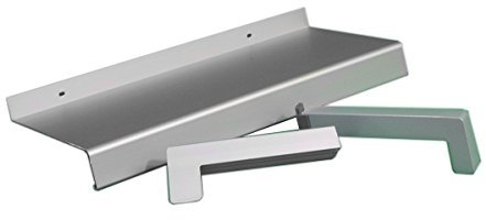 Bayram® Aluminium Fensterbank silber EV1 150 mm Ausladung Aussen Fensterblech (100, Silber)