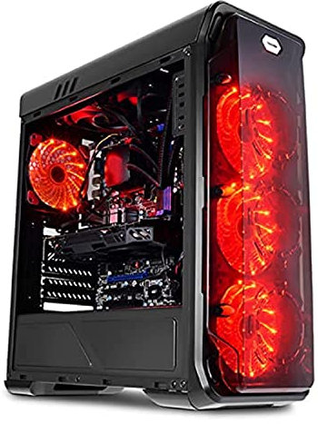 CAJA PC LC-POWER GAMING 988B - RED TYPHOON, MIDI TOWER, PC, METAL, NEGRO, ATX,MICRO ATX,MINI-ITX, JUEGO