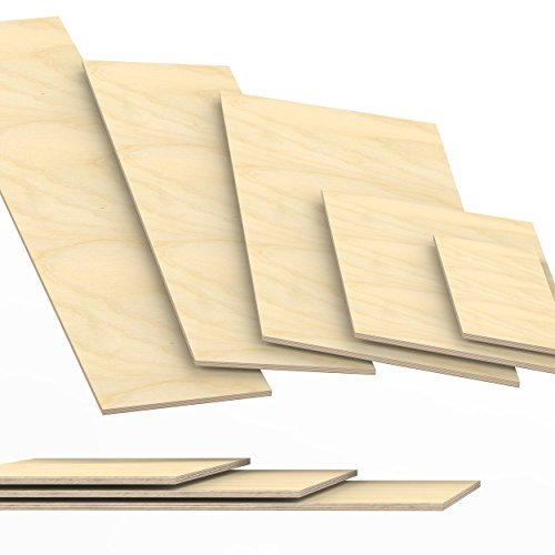 8mm Sperrholz-Platten Zuschnitt Länge bis 150cm Birke Multiplex-Platten Zuschnitte Auswahl: 50x10 cm