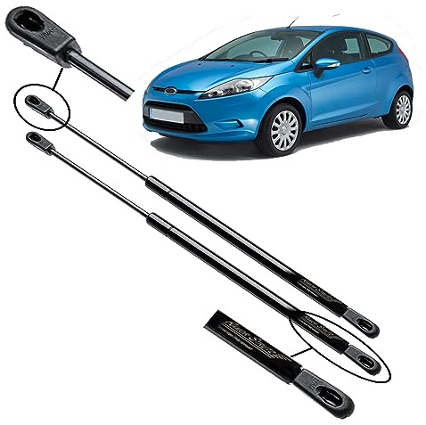 Ramor Strutz 2x Gasfeder Dämpfer Heckklappe Kompatibel mit Ford Fiesta mk6 2008-2017. Gasdruckfeder Heckklappendämpfer Ersatz für 8A61A406A10AC und Andere.