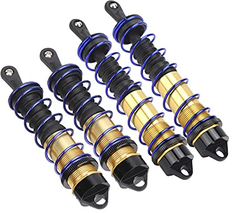 120mm Vorne Hinten Stoßdämpfer Federn Dämpfer Aluminium für 1/8 RC Auto Ersatzteile Auto Upgrades Teil(golden)