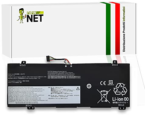 New Net - Batteria L18C4PF3 [15.36V - 2865mAh] compatibile con Lenovo 5B10T09081, SB10W67192, 5B10W67415, L18M4PF3, SB10W67311, 5B10W67194, 5B10T09079