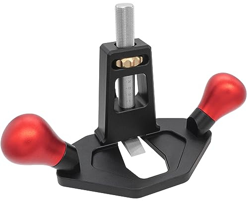 Premium Oberfräse Hobel, Aluminium Handheld Holzbearbeitungswerkzeug, Linie & Schulter Hobeln, Präzisionsschneiden, Tiefensteuerung, ideal für Tischlerei & DIY Projekte