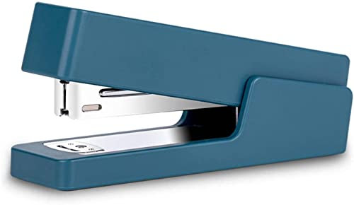 Heftgerät Desktop Hefter staat24 / 6 26/6 mit 1000 stück Heftklammern Papiertheft Maschine Mode Briefpapierbedarf Bürohefter (Color : Blu)