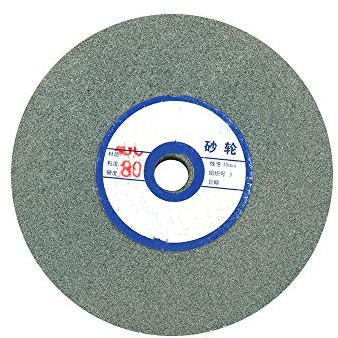 BomDog Mola Lucidante, Disco Resistente Alla Mola 125Mmx12.7X16Mm Disco Abrasivo Lucidante Ruota in Pietra per Smerigliatrici da Banco 80#/As Shown