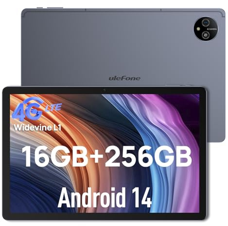 Ulefone Tab A11 Pro Android 14, 16GB+256GB/2TB, 8800mAh/18W, 16MP+8MP, Octa-Core 11 Pollici, PC 4G Dual SIM, 5G WiFi/Bluetooth 5.2/GPS