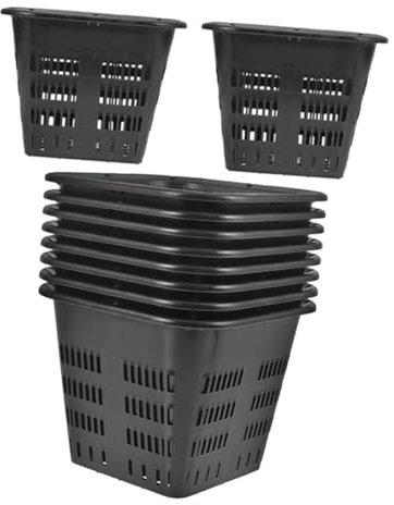 Milisten 10pièces Pot Hydroponique Filet Pots De Culture Hydroponique Plastique Réutilisables Gobelets pour Hydroponie sans Terre