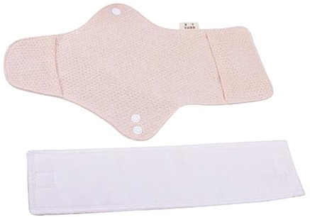 DEARMAMY 2piezas Núcleo De Compresas Sanitarias Reutilizables De Algodón Absorbente Para Mujeres Compresas Higiénicas Lavables De Portátiles Para Uso Diario
