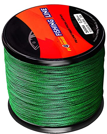 Braided Fishing Line, 300m 30lb PE Line, Super Smooth Multifilament Fishing Wire for Saltwater Sea Fishing