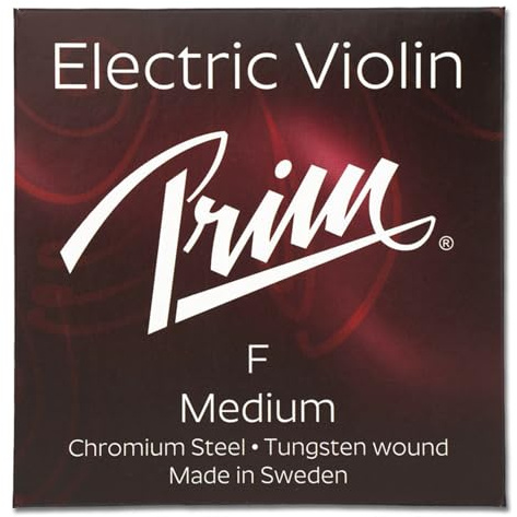 Prim Violinsaite, F-Saite medium Einzelsaite für klassische und elektrische Violinen, Stahlkern Wolfram-Edelstahl Umwicklung, 0,053/ 1,34 mm
