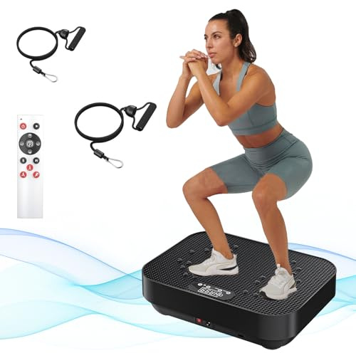Vibration Plate Exercise Machine, Vibration Plate for Weight Loss, Sports Vibration Plate for Fat Burn, Full Body Workout Vibrating Fitness Platform, for Weight Loss, Lymphatic Drainage