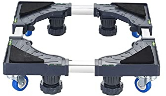 AYCDL Washing Machine Stand Base Movable Washing Machine Base Stand with 4 Wheels Height 10-13cm,Appliance Dryer and Refrigerator Trolley Supports for Fridges s,Adjustable leng