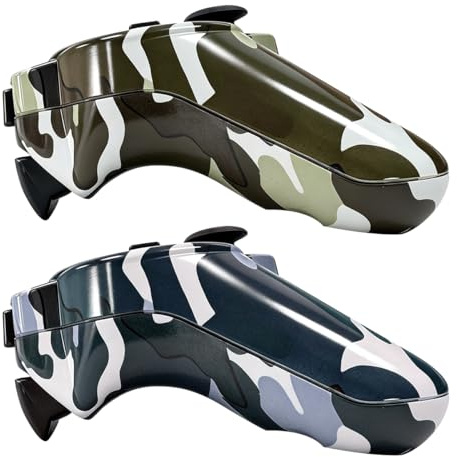 SWCTIM P3 Controller Wireless 2 Pack,Upgraded Remote Controller for P3 | 6-Axis Motion,Double Vibration,USB Charging Cable,Camo Blue and Camo Gray