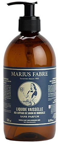 Marius Fabre Serie 'Nature' - Geschirrspülmittel ohne Duft 500 ml