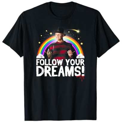Warner Bros. Nightmare on Elm Street Freddy Krueger T-Shirt - Unisex Erwachsene - Schwarz - S - Kurzarm