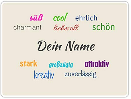 PhotoFancy® - Tischset mit Namen personalisiert - Personalisierbares Tischset Bedrucken (Positive Eigenschaften)