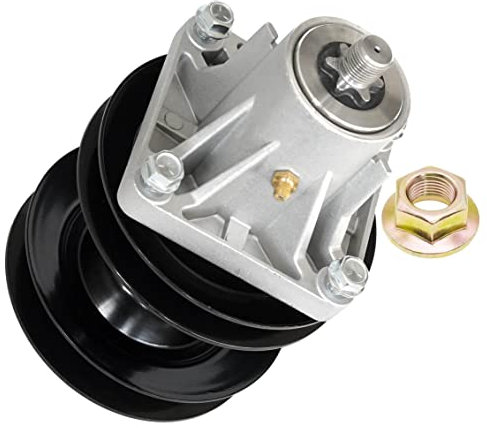 q&p Outdoor Power Spindel Montage Doppel Riemenscheibe ersetzt MTD White Huskee Troy Bilt 116,8 cm Deck 618-0593 618-0595 915-0593 915-0595