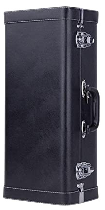 kowaku Estuche portátil para trompeta, bolsa para instrumentos de trompeta, estuche rígido para trompeta, estuche protector, bolso a prueba de golpes con, negro