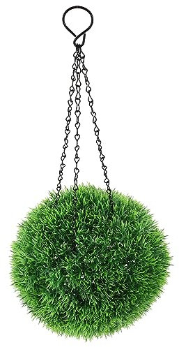 HOMSFOU Künstlicher Hängender Topiary-Ball Aus Dekor Für Zuhause Formschnittbälle Für Wand Und Decke Natürliche Frische Ohne Gießen Langlebiges Pflanzendekor