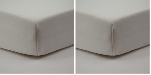 Babycalin Spannbettlaken, 100% Baumwolle, 60 x 120 cm (Packung mit 2)