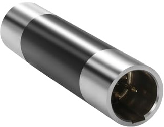 QIANRENON Mini XLR auf Mini XLR Extender Adapter Vergoldet 3Pin Mini XLR Stecker auf Mini XLR Stecker Symmetrischer Mikrofon Anschluss Koppler, für Drahtlose Bodypack Mikrofone Medizinische Geräte