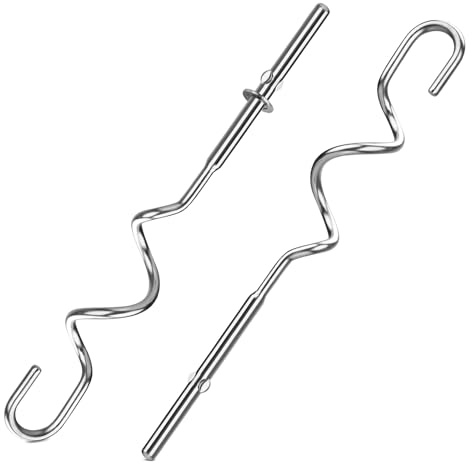 Knethaken für Handmixer Ersatz für Kitchenaid Handmixer Knethaken KHM512, Edelstahl Knethaken Geeignet für KHM 5KSM KSM KSMO KSMH Serie von Kitchenaid Mixer Handheld, 2 Stück