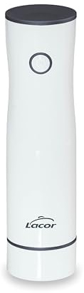 Lacor 69690 - Smart vakuumpump, trådlös, automatisk, tyst, sugning 2,5 l/min, inklusive USB-laddningskabel, litiumbatteri, elegant och modern design