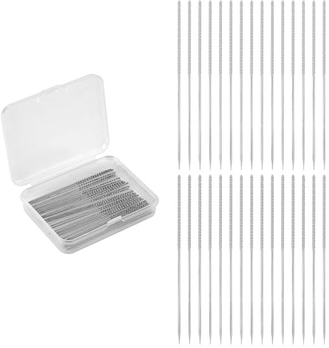 30 Snag Repair Nadel, 6,2cm Nähnadeln Snag Nab It Tool Handwerk Nähen Pullover Nadel Sticknadeln Snag Reparaturwerkzeug für Gewebte Gestrickte Kleidung Fixer