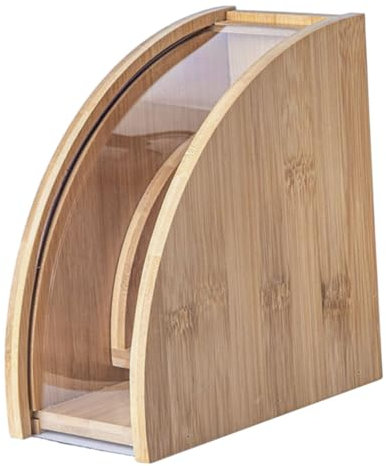 COLLBATH Kaffeefilterhalter Aus Holz Kaffeefilterständer Für Tisch Filterorganizer Zur Aufbewahrung Von Kaffeefilterpapier Kompakt Und Langlebig