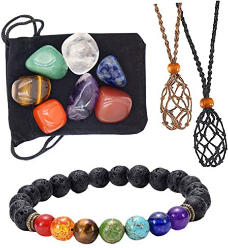 COLLBATH Kristallhalter-halskette Gewebte Schnur Diy Anhänger Für Selbstgemachte Schmuck Leere Stein Halter Für Halsketten
