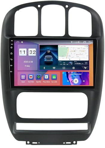 Autoradio touchscreen Android 12.0 per D-Odge Caravan 2000-2007 Navigazione satellitare GPS 9'' Touchscreen Lettore multimediale DVD Ricevitore FM con 4G 5G Wifi SWC DSP Mirror Link Carplay M100S