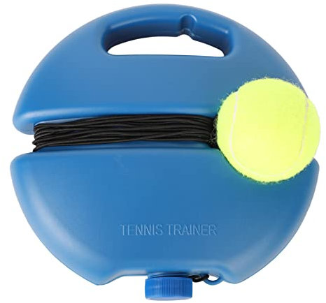 Tragbarer Tennistrainer – Selbstübendes Rebound-Ball-Trainingsgerät für Anfänger, Solo-Tennis-Trainingshilfe mit verstellbarem Seil für verbesserte Fähigkeiten
