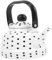 Teapot Sets Enamel Kettle Stove Kettle Induction Cooker Teapot Household Teapot Red White Polka Dot Ancient Clock Kettle Tea Infusers(Red,1.7L)