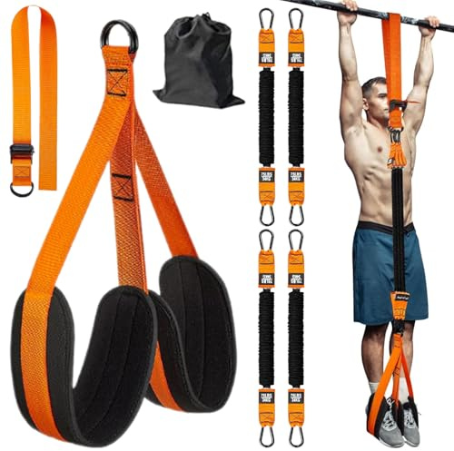 Armhävningshjälp, justerbart motståndsband pull up armhävningshjälp, träningsband, perfekt för muskelbyggande och pull-ups, dragband för pull-up styrketräning kvinnor och män