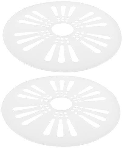 NUOBESTY 2 Pezzi Copertura di Sicurezza Spinner in Abs per Asciugatrice, Accessorio Compatibile Lavatrice, Facile Installazione, Diametro 24cm
