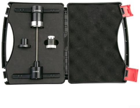 Pumixiy Kit de presse en alliage d'aluminium pour roulements de vélo pour moyeux 240EXP – Ensemble complet d'outils de retrait et d'installation de roulement à cliquet avec boîte de rangement (noir)