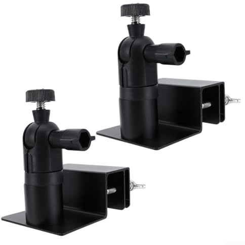 Soporte de montaje en canalón para paneles solares con características resistentes a la intemperie para asegurar la fijación y un rendimiento fiable al aire libre (2 negros)