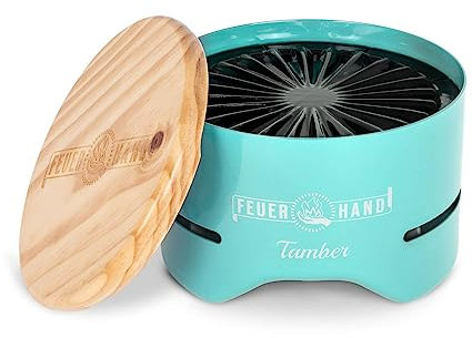 Feuerhand Tischgrill Tamber in 5 Farben (Lichtgrün)