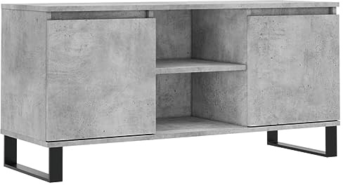 vidaXL TV-Schrank Betongrau 104x35x50 cm Holzwerkstoff