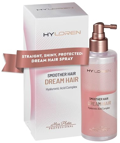 Mon Platin Dream Hair Spray for Straightened Hair -Ultimate Hair Control with Anti-Frizz Formula, Mon Platin Professional BLOND HIGHLIGHTS MASK Hyaluronic Acid Complex, Gloss Shine, Heat Protection