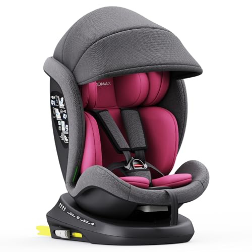 XOMAX 946i Seggiolino per bambini con ISOFX I 0-36 kg, 0-12 anni, gruppo 0/1/2/3 I Cintura a 5 punti e 3 punti I Rivestimento sfoderabile e lavabile I ECE R129