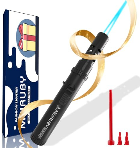Stocking Stuffers Gifts for Men Dad Adults Torch Lighter,Lightsaber Torch Flame Butane Lighter Christmas Birthday Gifts for Dad Father Husband Grandpa, Cool Gadgets for Men 2025