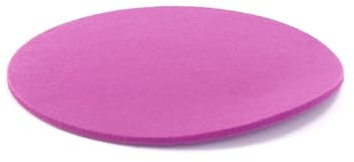 Untersetzer aus Filz, 5 mm dick, rund, D 16 bis D 30 cm, 20 Farben, Tisch Sideboard Regal Kommode Blumenvase Topf Teller Schüssel Pfanne (149 Magenta, D 30 cm)