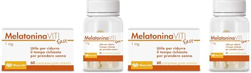 Marco Viti Integratore Alimentare di Melatonina, 60 compresse 150 mg (Melatonina 1 mg/compressa (Confezione da 2)