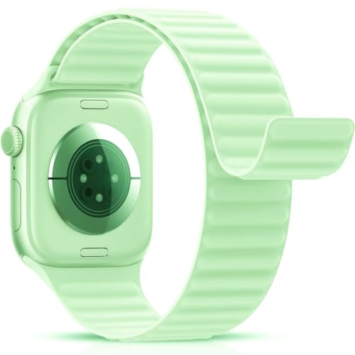 Higgs 8 Pièces Bracelet Compatible avec Bracelet Apple Watch 40mm 44mm 38mm 41mm 42mm 45mm 46mm Ultra 49mm Femme Homme,Bracelets Silicone Sports Apple Watch Se pour iWatch Series 10 9 8 7 6 5 4 3 2 1