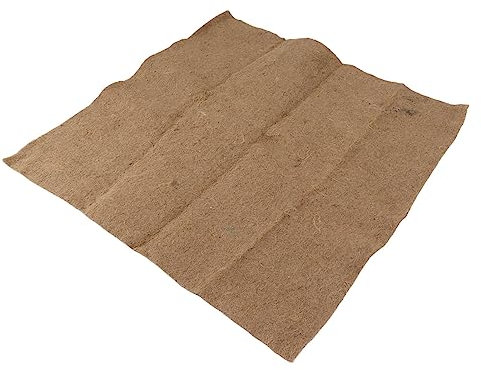RIZGHWOY Manta Lombriz de Fibra de Yute para Vasos de Abono, Cajas, Cálida, Respetuosa con el Medio Ambiente, Amplia Gama de usos. Corte Absorbe el Exceso de Agua para Mantener Aeróbica