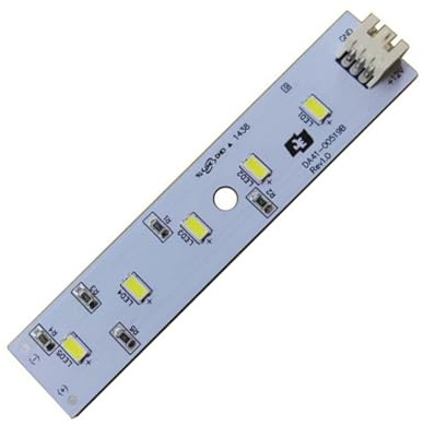 KACCDE Strisce di illuminazione del congelatore DA41-00519B DA41-00519A per l'installazione facile della sostituzione della luce del congelatore del frigorifero LED